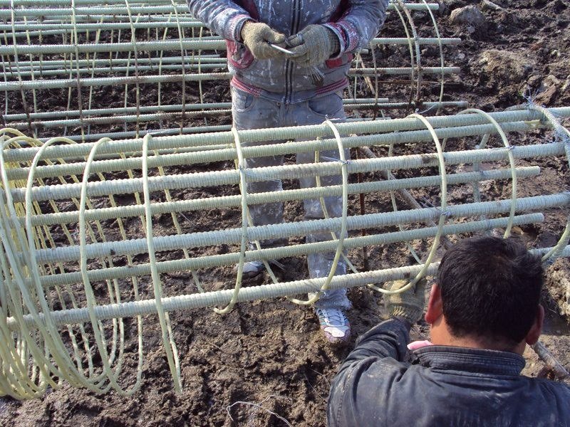 GFRP rebar cages
